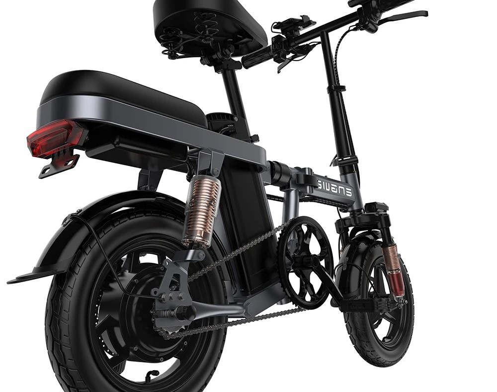 ENGWE T14 Folding Electric Bicycle 14 Inch Tire 250W Brushless Motor 48V 10Ah Battery 25km/h Max Speed - Grey