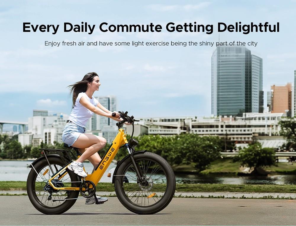 ENGWE E26 Electric Bike  48V 16AH Battery 250W Motor Mountain Bike Shimano 7-Speed Gear 140km Max Range
