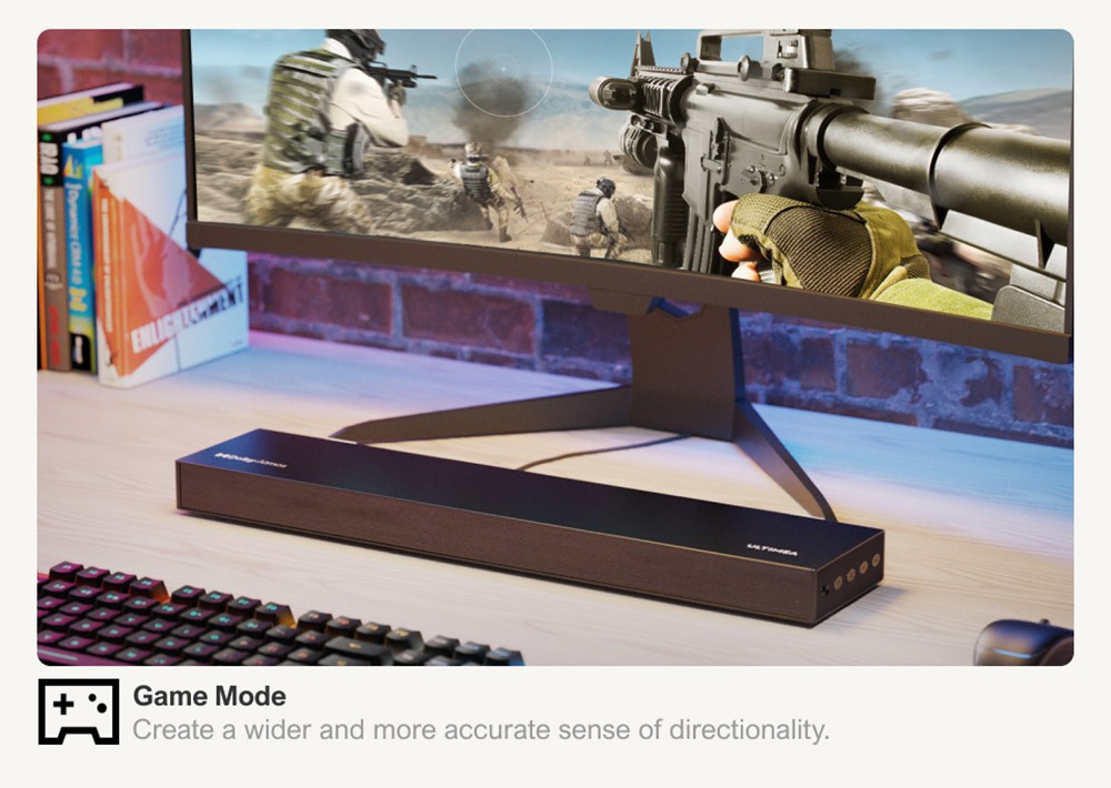 Ultimea Nova S50 Soundbar 3 Speakers 3D Surround Sound 2 1 Channel Speaker