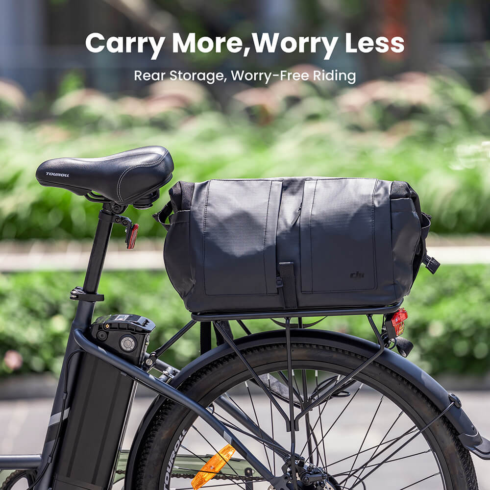 Touroll B1 Electric City Bike with powerful motor 45Nm Torque 15 6Ah Battery 7-Speed Shimano Gear