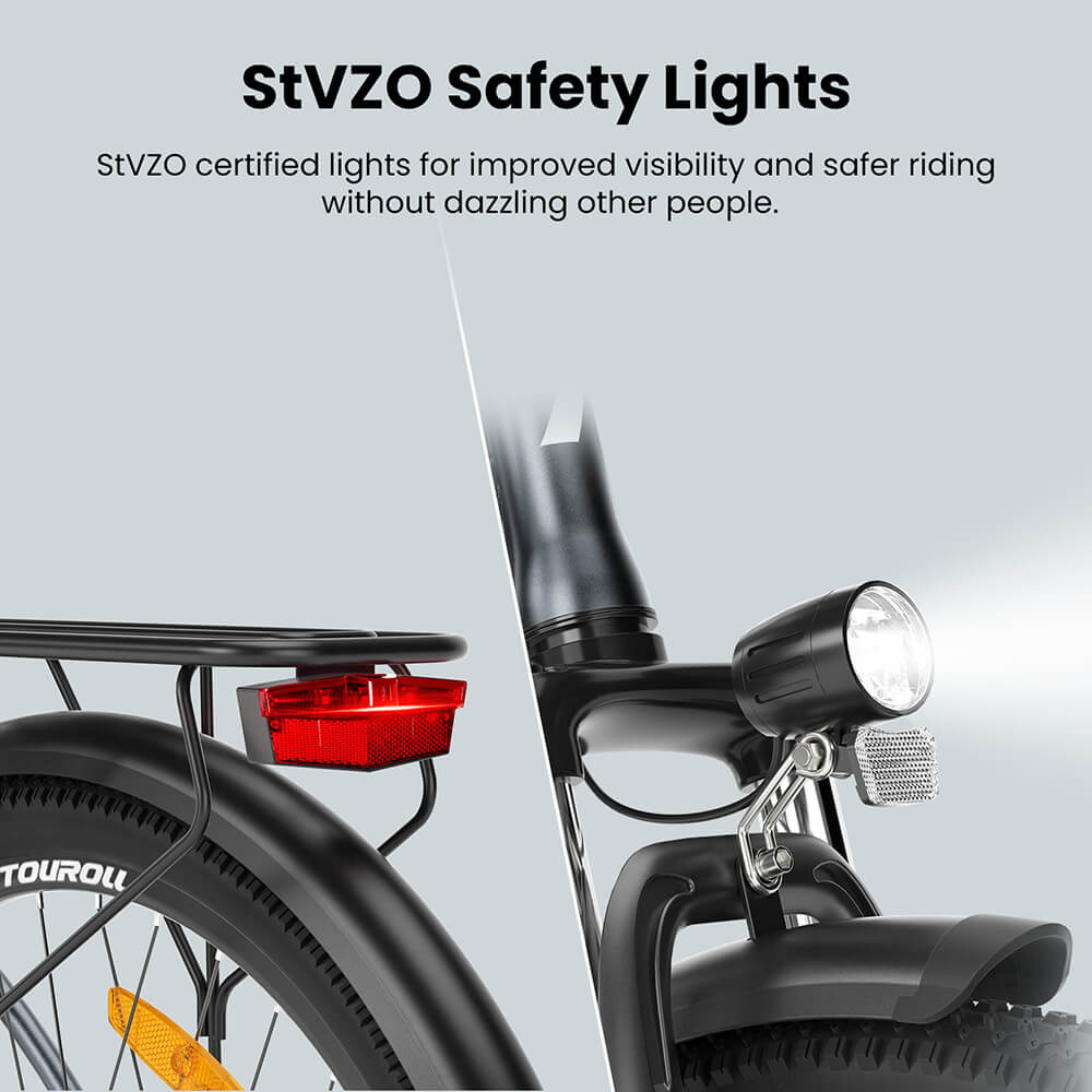 Touroll B1 Electric City Bike with powerful motor 45Nm Torque 15 6Ah Battery 7-Speed Shimano Gear