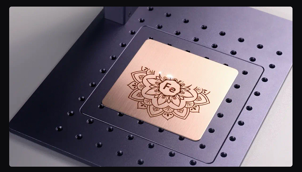 Gweike G2 20W Laser Engraver Manual Lift Edition Max 15000mm/s Engraving Speed 0 001mm Accuracy HD 8K Resolution Air Coolin