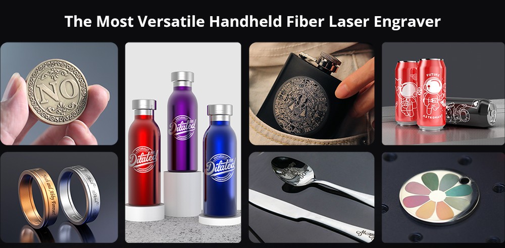 Gweike G2 20W Laser Engraver Manual Lift Edition Max 15000mm/s Engraving Speed 0 001mm Accuracy HD 8K Resolution Air Coolin