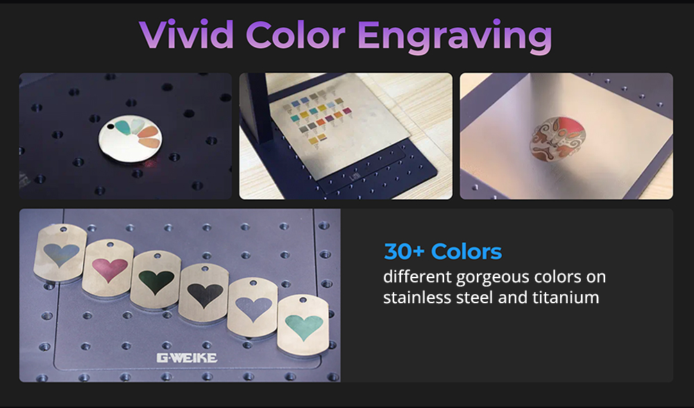 Gweike G2 20W Laser Engraver Electric Lift Edition Max 15000mm/s Engraving Speed 0 001mm Accuracy HD 8K Resolution Air Cool