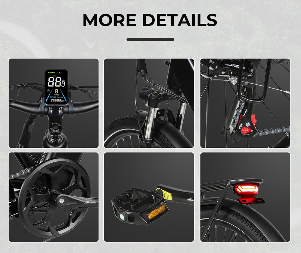 SAMEBIKE C05Pro Elektrofahrrad für Erwachsene, 250 W Motor, 36 V 13 Ah Akku, 20 Zoll Reifen, E-City-Bike Dunkelblau | Fahrradgeräte SAMEBIKE C05Pro Elektrofahrrad für Erwachsene, 250 W Motor, 36 V 13 Ah Akku, 20 Zoll Reifen, E-City-Bike Dunkelblau | Fahrradgeräte