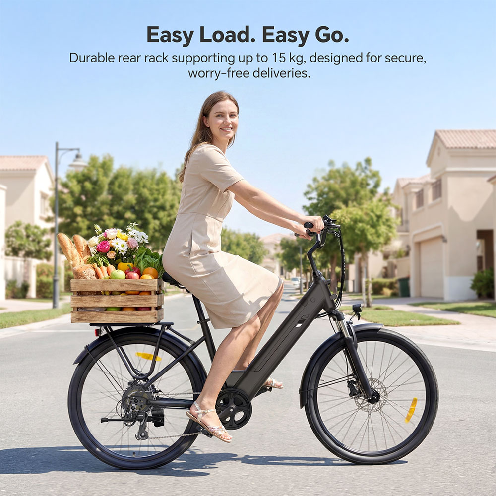J2 Pro EU Plug Step-Thru 26in 36V15 6Ah 250W E-Bike