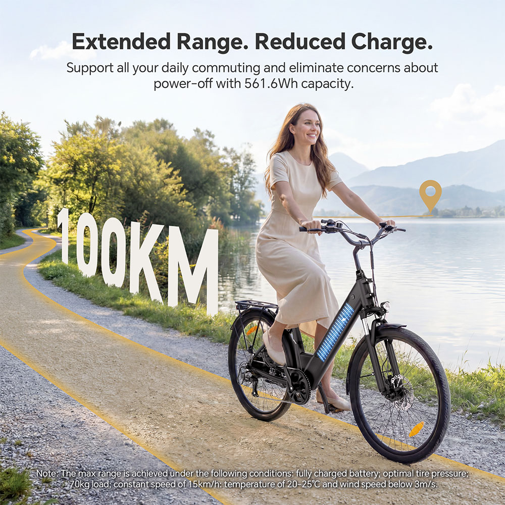 J2 Pro EU Plug Step-Thru 26in 36V15 6Ah 250W E-Bike