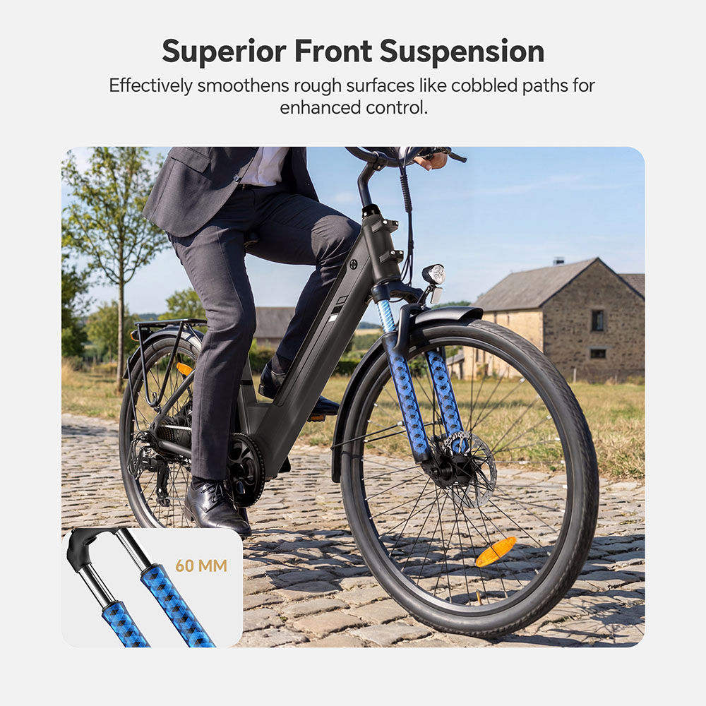 J2 Pro EU Plug Step-Thru 26in 36V15 6Ah 250W E-Bike