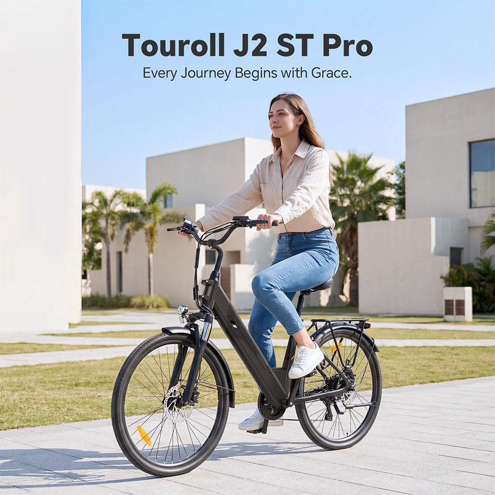 J2 Pro EU Plug Step-Thru 26in 36V15 6Ah 250W E-Bike