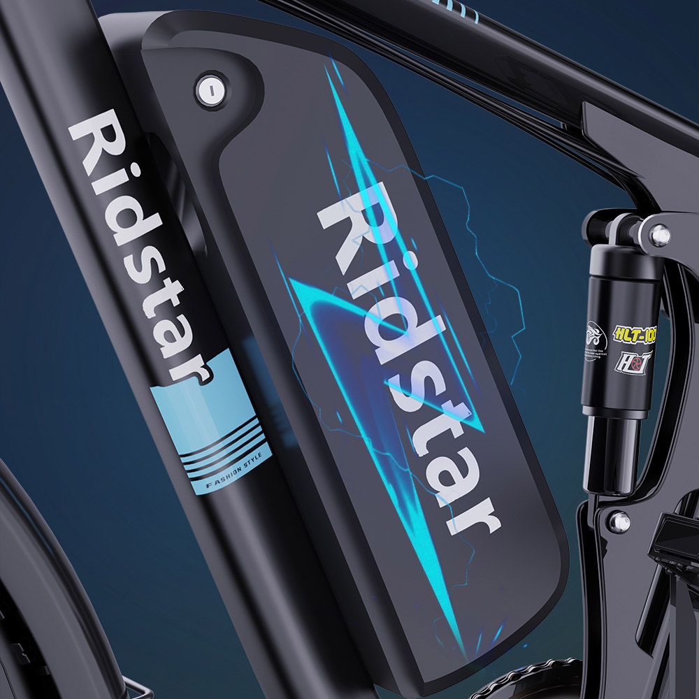 Ridstar E26 Pro Electric Bike 1000W*2 Motor 48V 23Ah Battery 26*4 Inch Fat Tires 49km/h Max Speed 75km Range Dual Hydraul