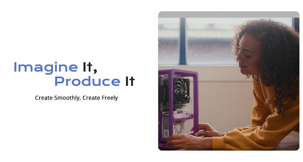 QIDI TECH PLUS4 3D Printer 1080P Camera 305*305*280mm Multi-metal Composite Nozzle New Toolhead System Dual-layer Insulati