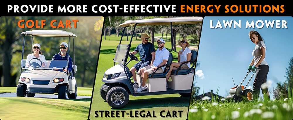 Cloudenergy 48V 51 2V 100Ah LiFePO4 Golf Cart Battery with 20A Charger 5120Wh Energy Built-in 200A Bluetooth BMS 10240W Ma
