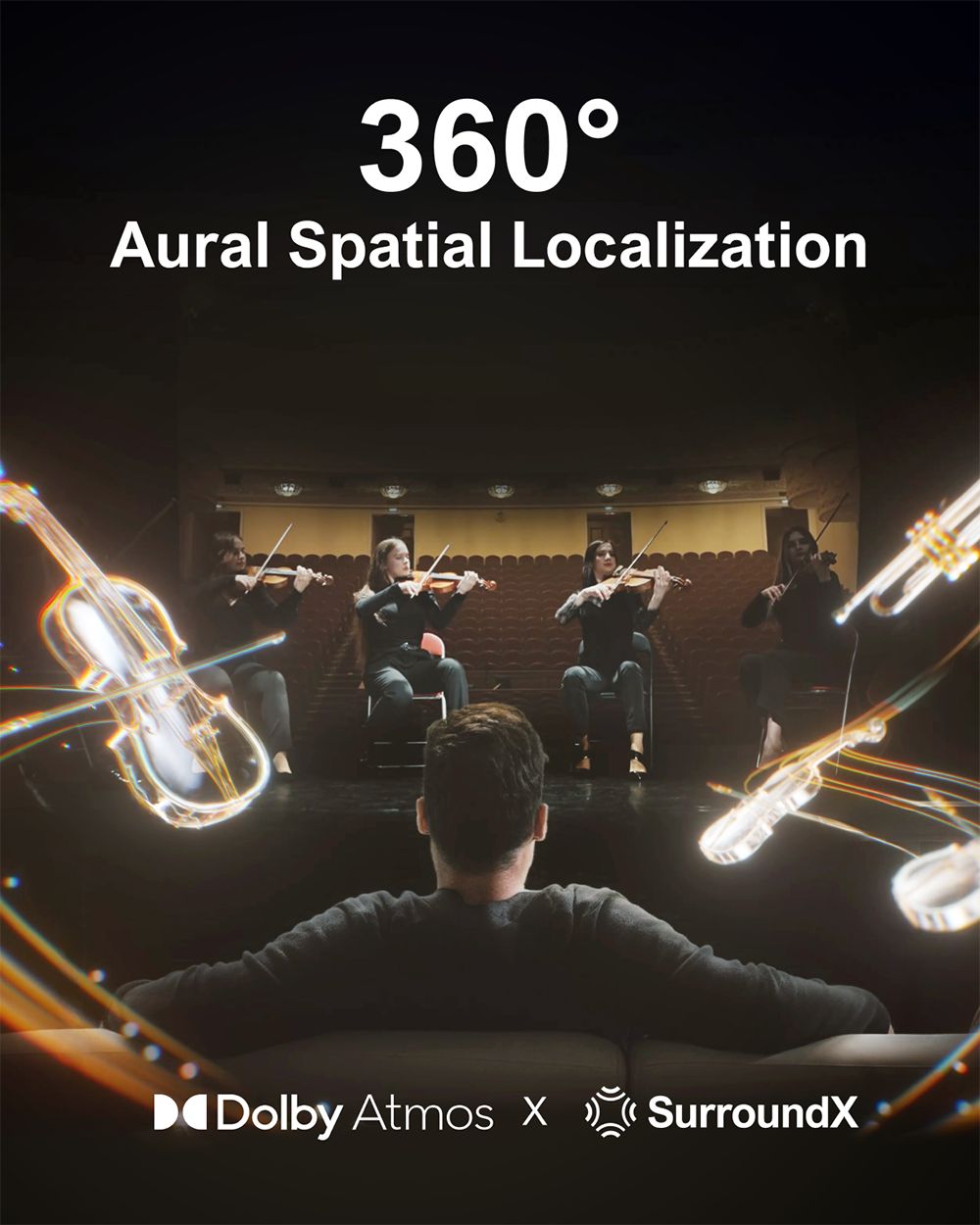 ULTIMEA Poseidon D80 7 1 Channel Soundbar Subwoofer Speaker Kit Dolby Atmos 460W Peak Power APP Control 10 Bands Equalizer