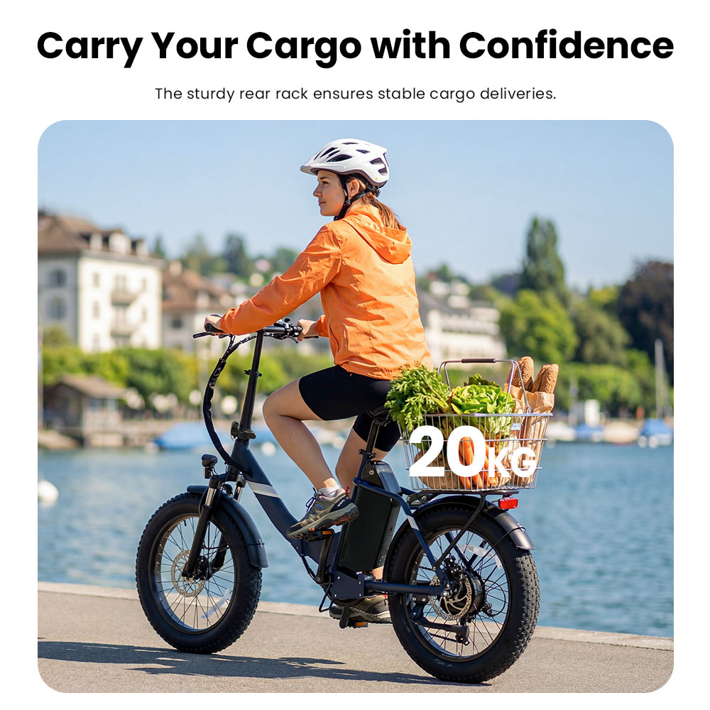 S3 Pro Blue EU Plug Step-Thru 20in 48V 27Ah 250W E-Bike