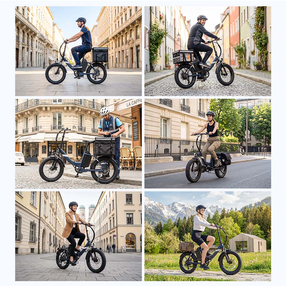 S3 Pro Blue EU Plug Step-Thru 20in 48V 27Ah 250W E-Bike