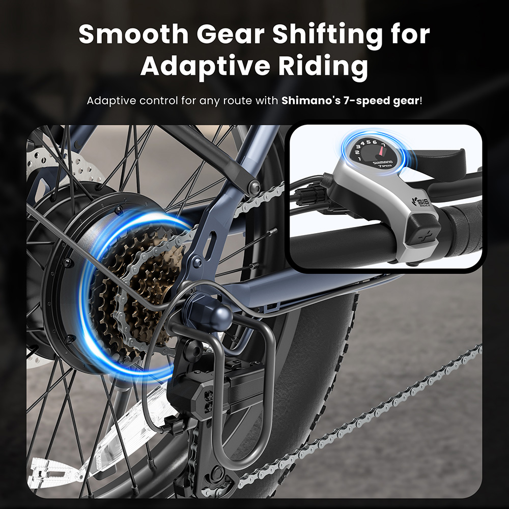 S3 Pro Blue EU Plug Step-Thru 20in 48V 27Ah 250W E-Bike