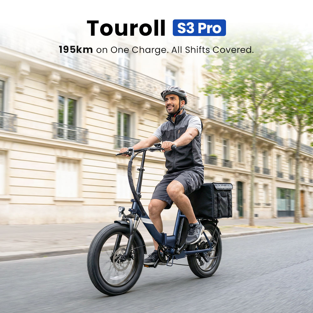 S3 Pro Blue EU Plug Step-Thru 20in 48V 27Ah 250W E-Bike