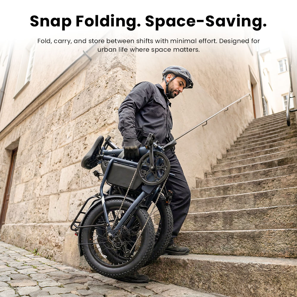 S3 Pro Blue EU Plug Step-Thru 20in 48V 27Ah 250W E-Bike