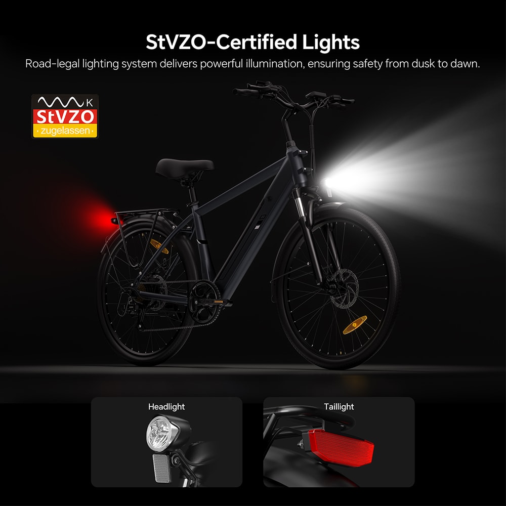 J2 EU Plug High-Step 26in 36V15 6Ah 250W E-Bike