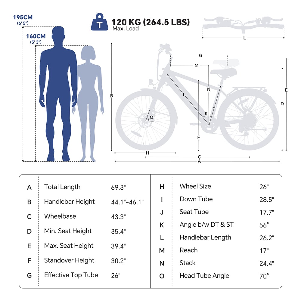 J2 EU Plug High-Step 26in 36V15 6Ah 250W E-Bike