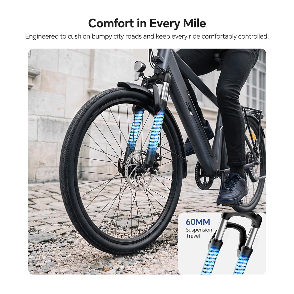 J2 EU Plug High-Step 26in 36V15 6Ah 250W E-Bike