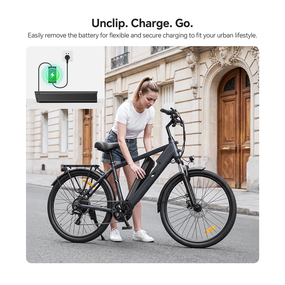 J2 EU Plug High-Step 26in 36V15 6Ah 250W E-Bike