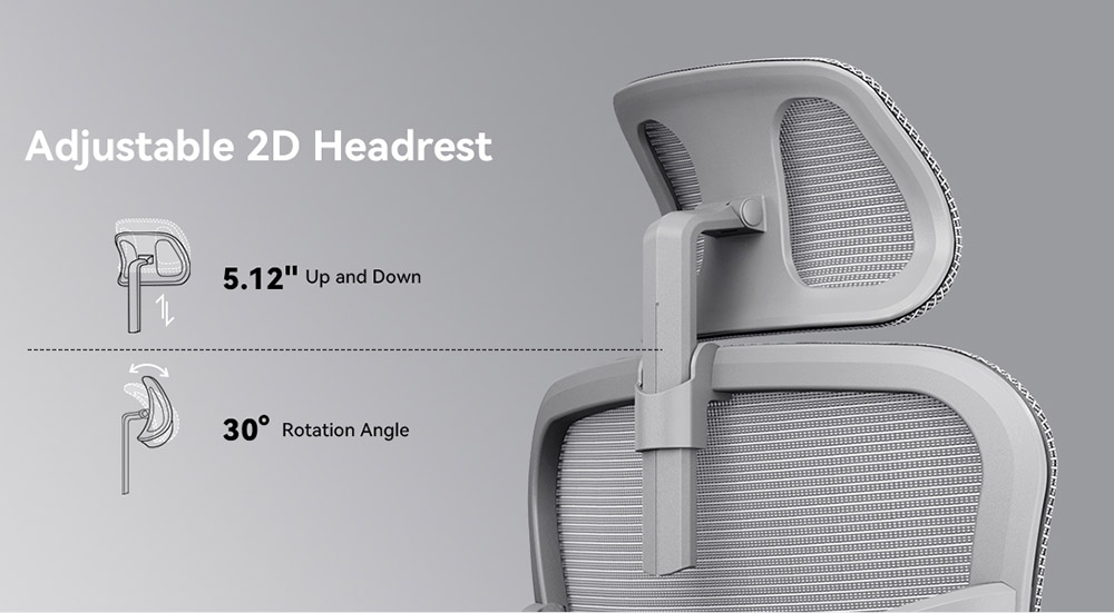 NEWTRAL Chair Pro NT002 Adaptive Lower Back Support Ergonomic Chair Adjustable Armrest Headrest Footrest 4D Mesh