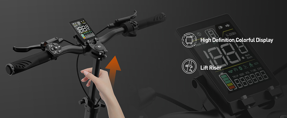 Joyor S10-S-Z Foldable Electric Scooter 1000W*2 Motor 60V 18AH Battery 10-inch Off-road Tires 25km/h Max Speed 77km Range