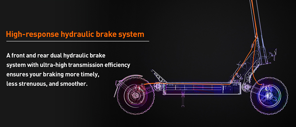 Joyor S10-S-Z Foldable Electric Scooter 1000W*2 Motor 60V 18AH Battery 10-inch Off-road Tires 25km/h Max Speed 77km Range