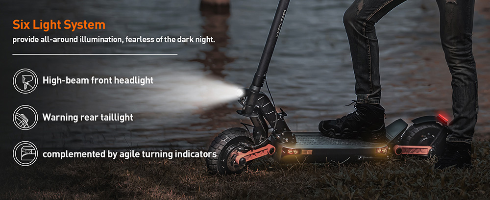 Joyor S10-S-Z Foldable Electric Scooter 1000W*2 Motor 60V 18AH Battery 10-inch Off-road Tires 25km/h Max Speed 77km Range