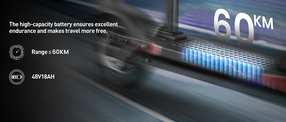 Joyor Y6-S Electric Scooter with Seat 500W Motor 48V 18Ah Battery 10 inch Tire 25km/h Max Speed 60km Range Front