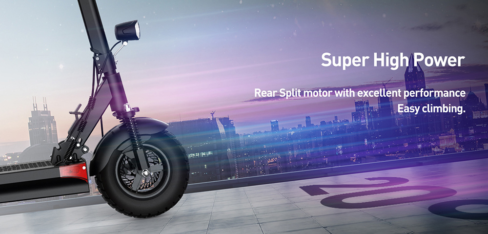 Joyor Y6-S Electric Scooter with Seat 500W Motor 48V 18Ah Battery 10 inch Tire 25km/h Max Speed 60km Range Front