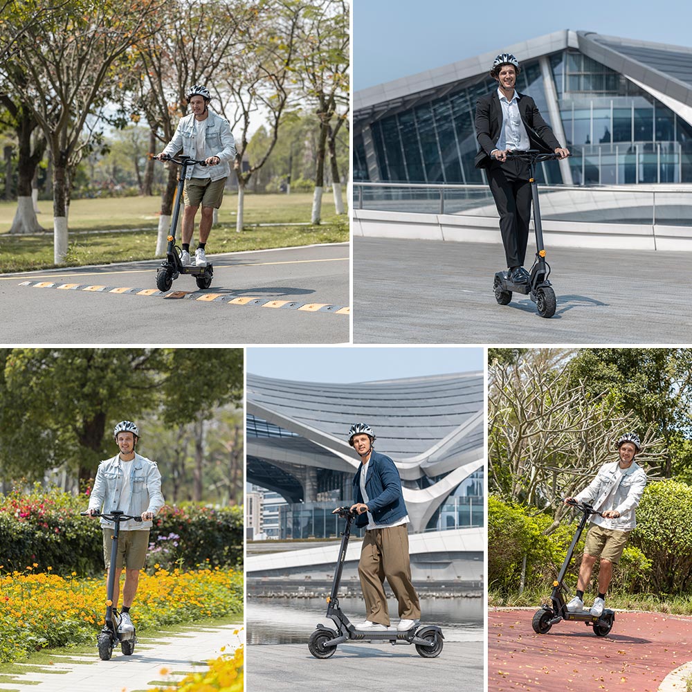 Ausom L2 Dual Motor E-Scooter with Enhanced Suspension and All-Terrain Tires