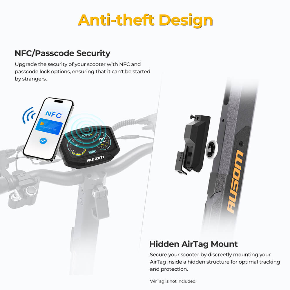 Ausom L2 Max Electric Scooter - UK Plug