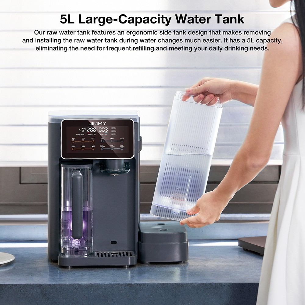 JIMMY R9 Countertop Reverse Osmosis Water Purifier  7 Stage Purification with Remineralization