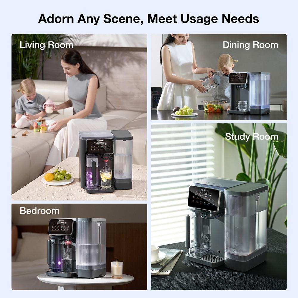 JIMMY R9 Countertop Reverse Osmosis Water Purifier  7 Stage Purification with Remineralization