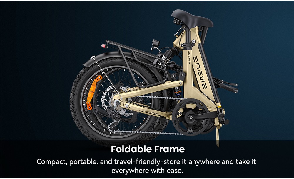 ENGWE L20 3 0 Pro Electric Bike  250W Motor  48V 15Ah Battery  20x3 0 inch Tire  160km Max Range  Hydraulic Brake  Full Suspens