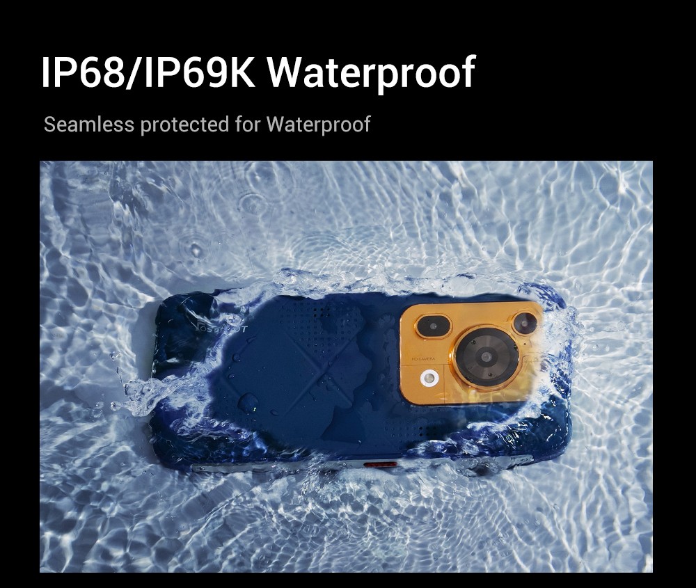 FOSSiBOT F112 Pro 5G Rugged Phone  50MP 5MP Rear Camera  7150mAh Battery  6 88-inch HD  Screen  8GB RAM 256GB ROM  Android 14
