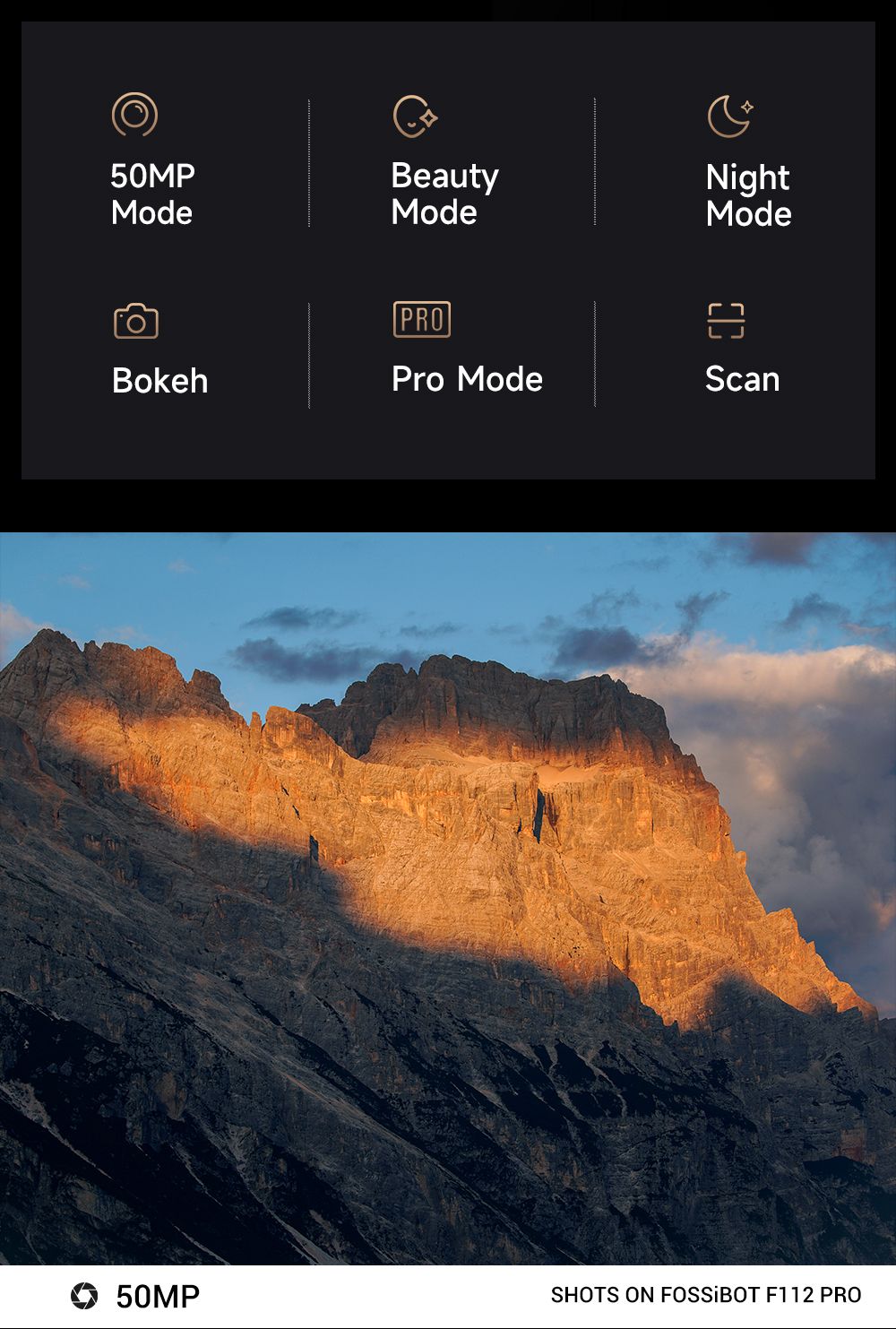 FOSSiBOT F112 Pro 5G Rugged Phone  50MP 5MP Rear Camera  7150mAh Battery  6 88-inch HD  Screen  8GB RAM 256GB ROM  Android 14