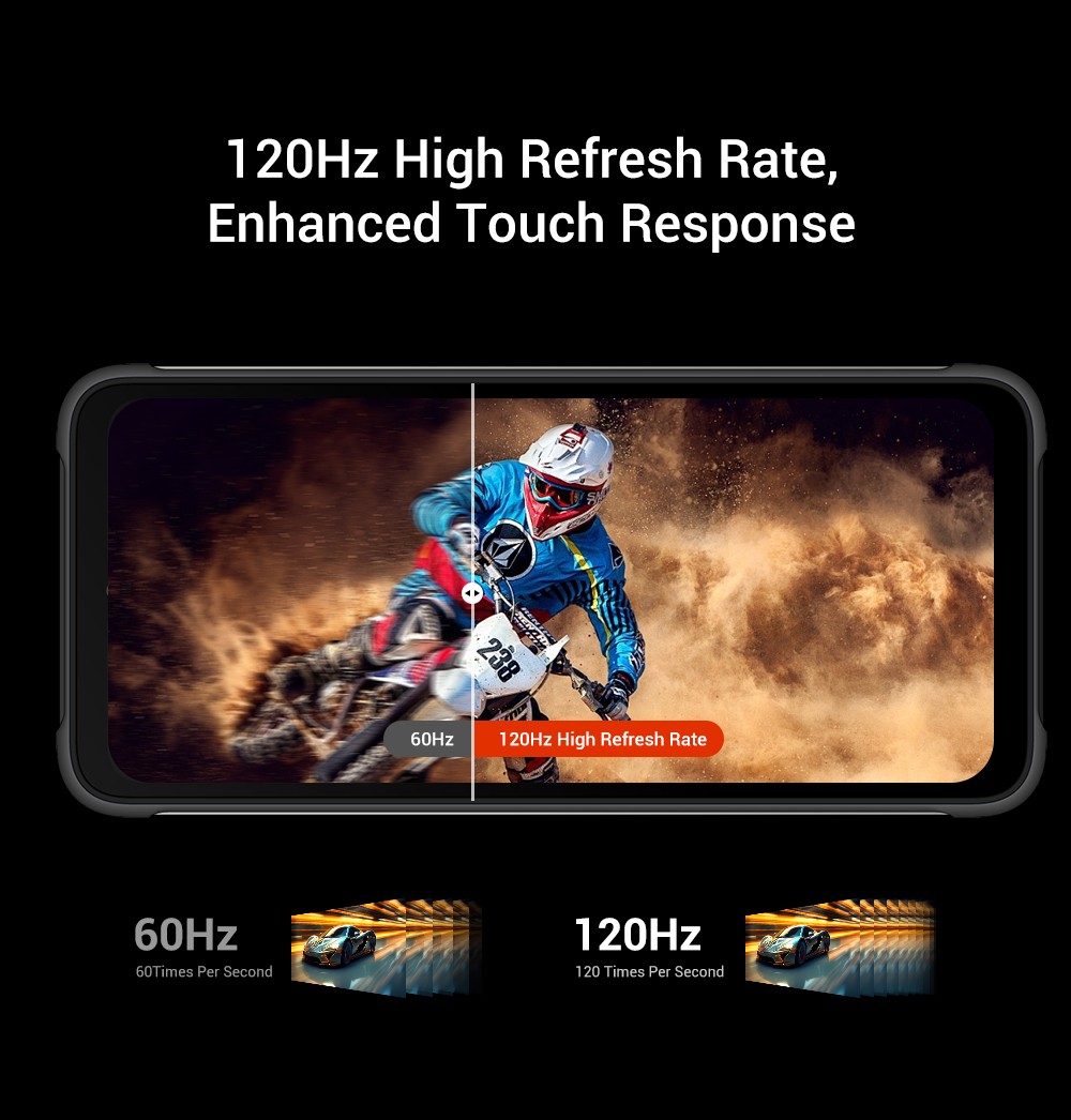 FOSSiBOT F112 Pro 5G Rugged Phone  50MP 5MP Rear Camera  7150mAh Battery  6 88-inch HD  Screen  8GB RAM 256GB ROM  Android 14