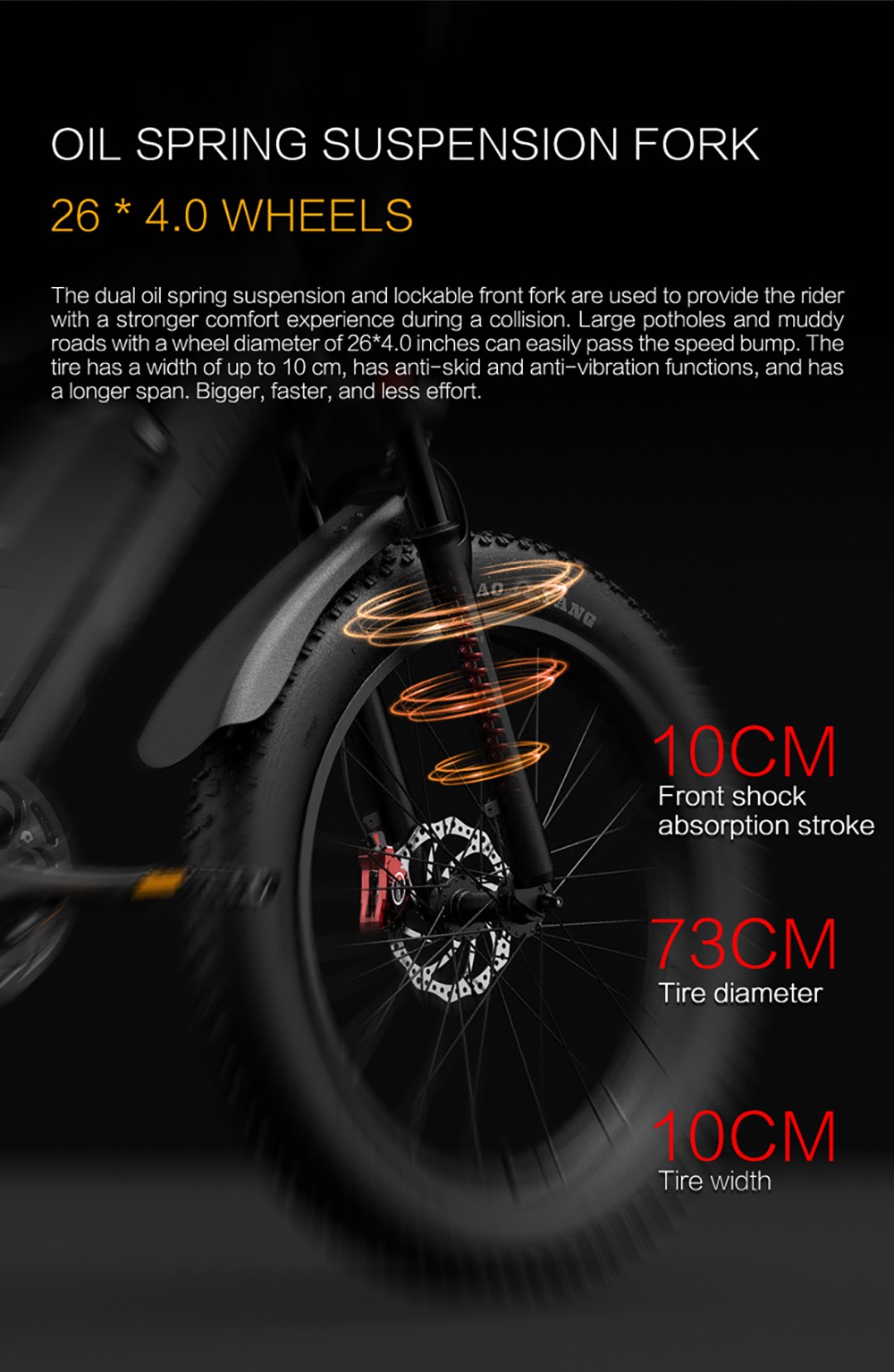 GOGOBEST GF600 Plus Electric Bike 1000W Motor 48V 20Ah 26*4 0 inch Tires 45km/h Max Speed 150km Range Hydraulic Disc Brak