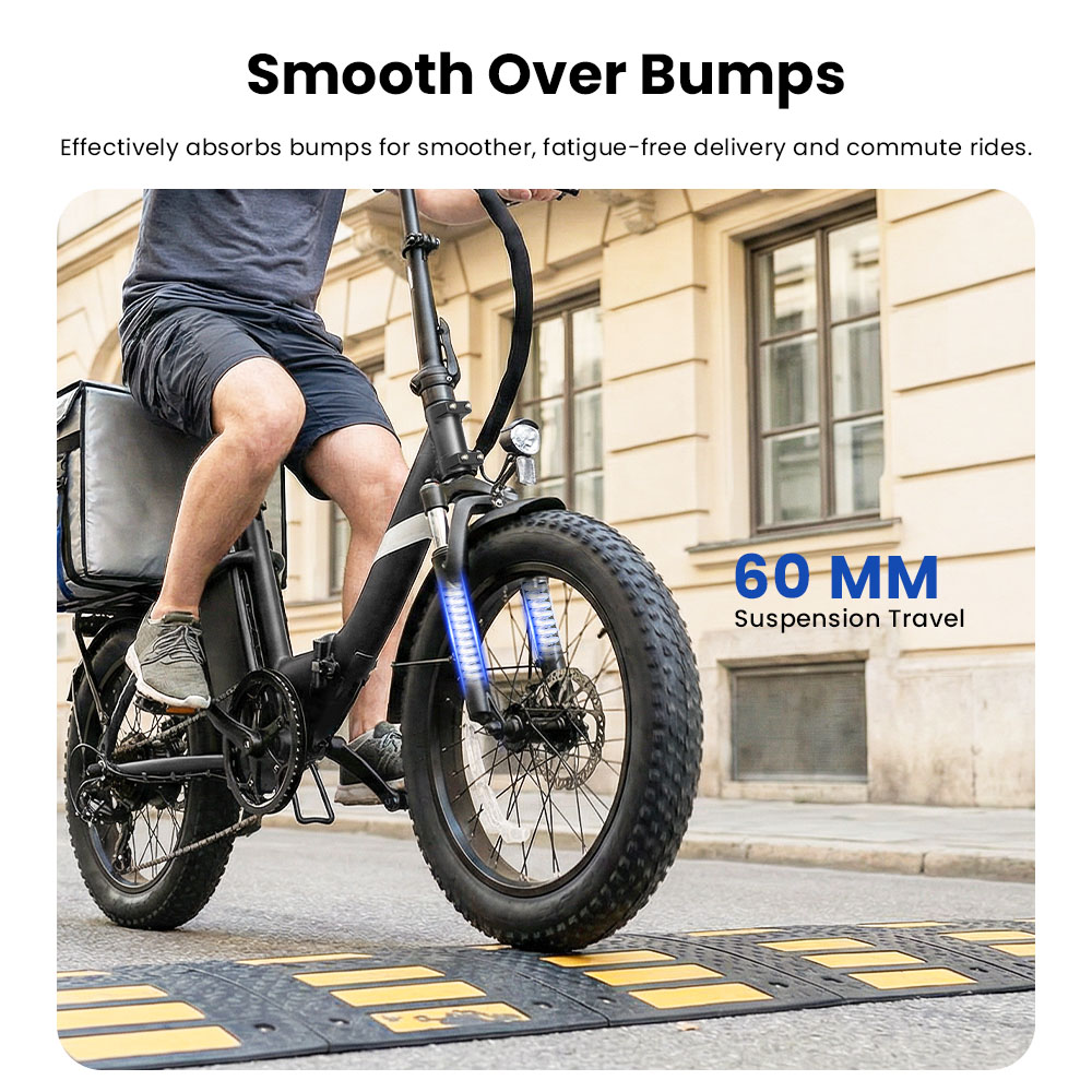 S3 Black EU Plug Step-Thru 20in 36V13Ah 250W E-Bike