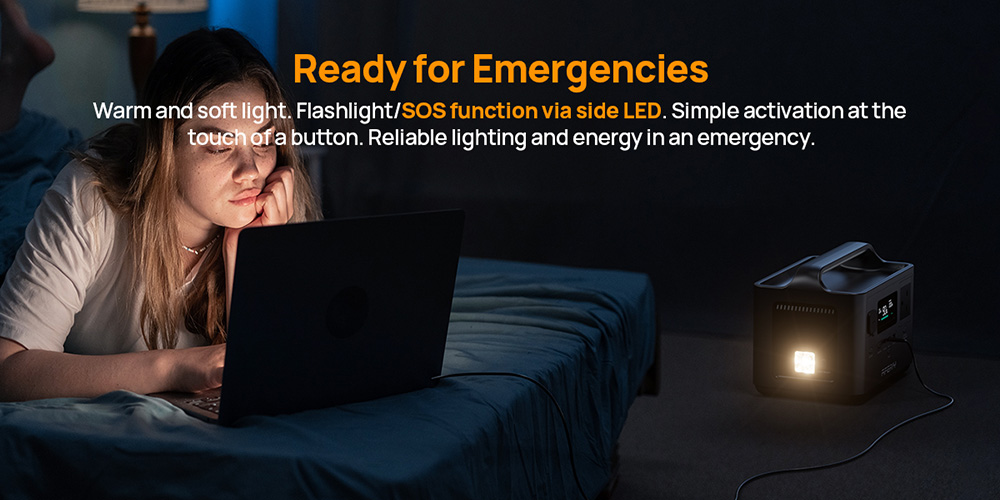 AFERIY P040 Portable Power Station 400W 256Wh Outdoor Generator 5 Outputs 1 2H Full Charge 3500 Cycles LiFePO₄ Battery -