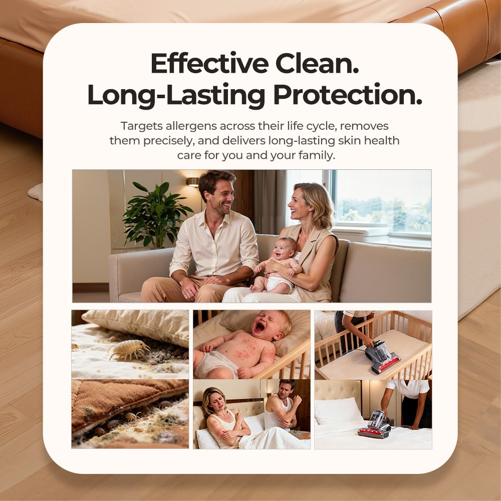 JIGOO J300 Pro Smart Dual-Cup Mattress Vacuum Cleaner EU