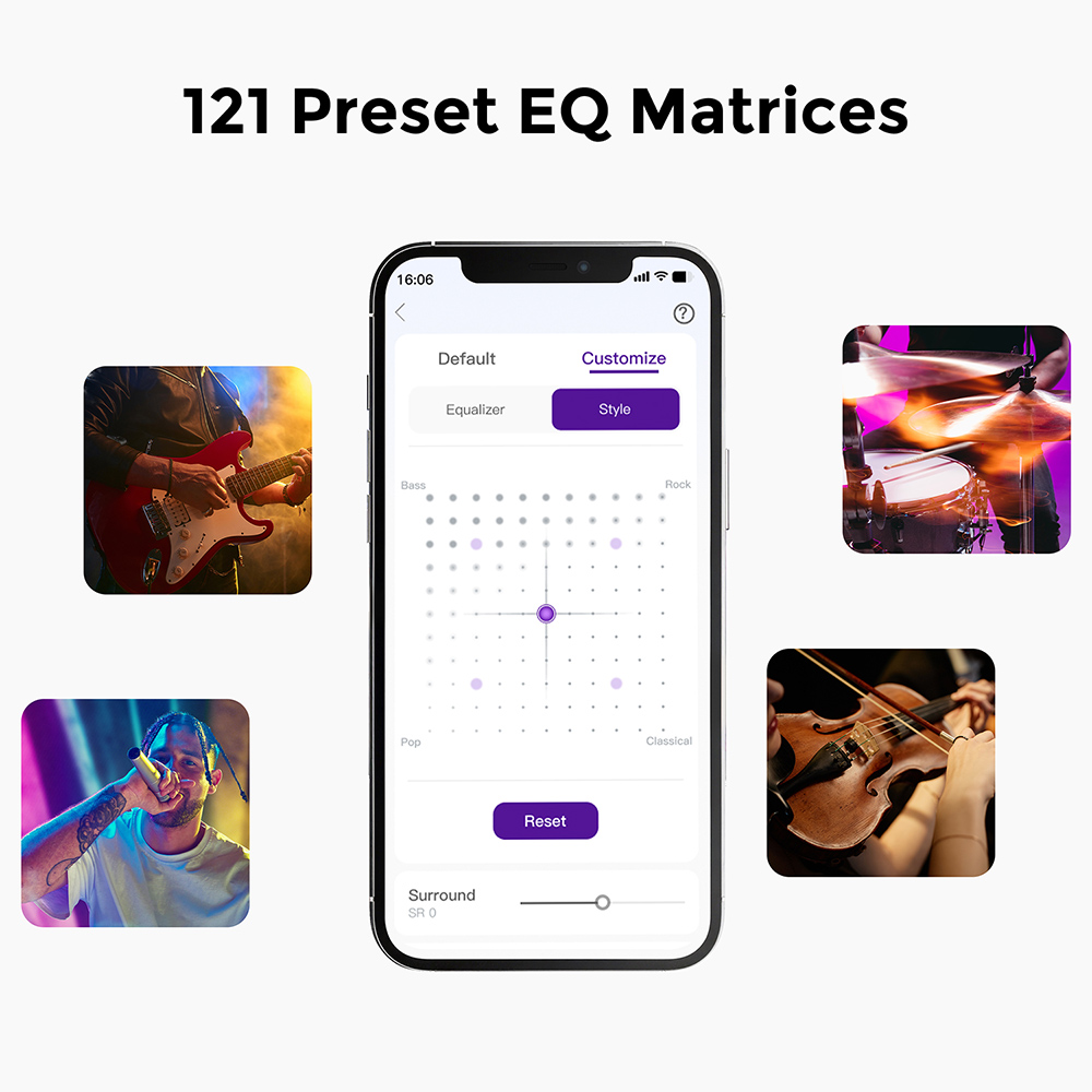Ultimea Poseidon D80 Boom 7 1 Soundbar Subwoofer Speaker Kit Dolby Atmos 500W Peak Power APP Control 10 Bands Equalizer Set