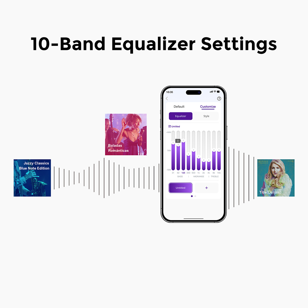 Ultimea Poseidon D80 Boom 7 1 Soundbar Subwoofer Speaker Kit Dolby Atmos 500W Peak Power APP Control 10 Bands Equalizer Set