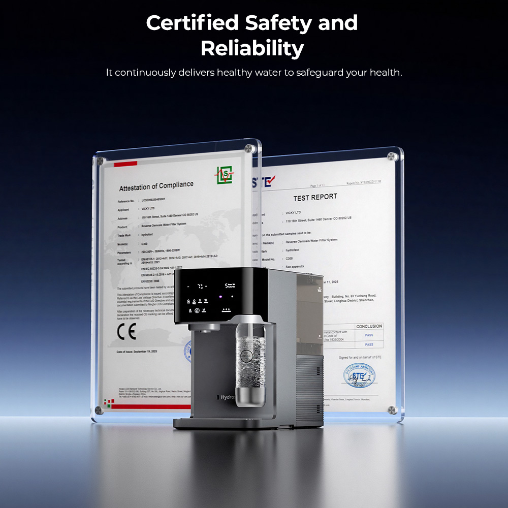 Hydrofast C300 RO Countertop Water Purifier  Iced