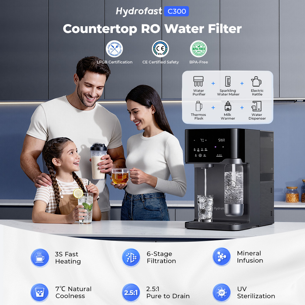 Hydrofast C300 RO Countertop Water Purifier  Iced