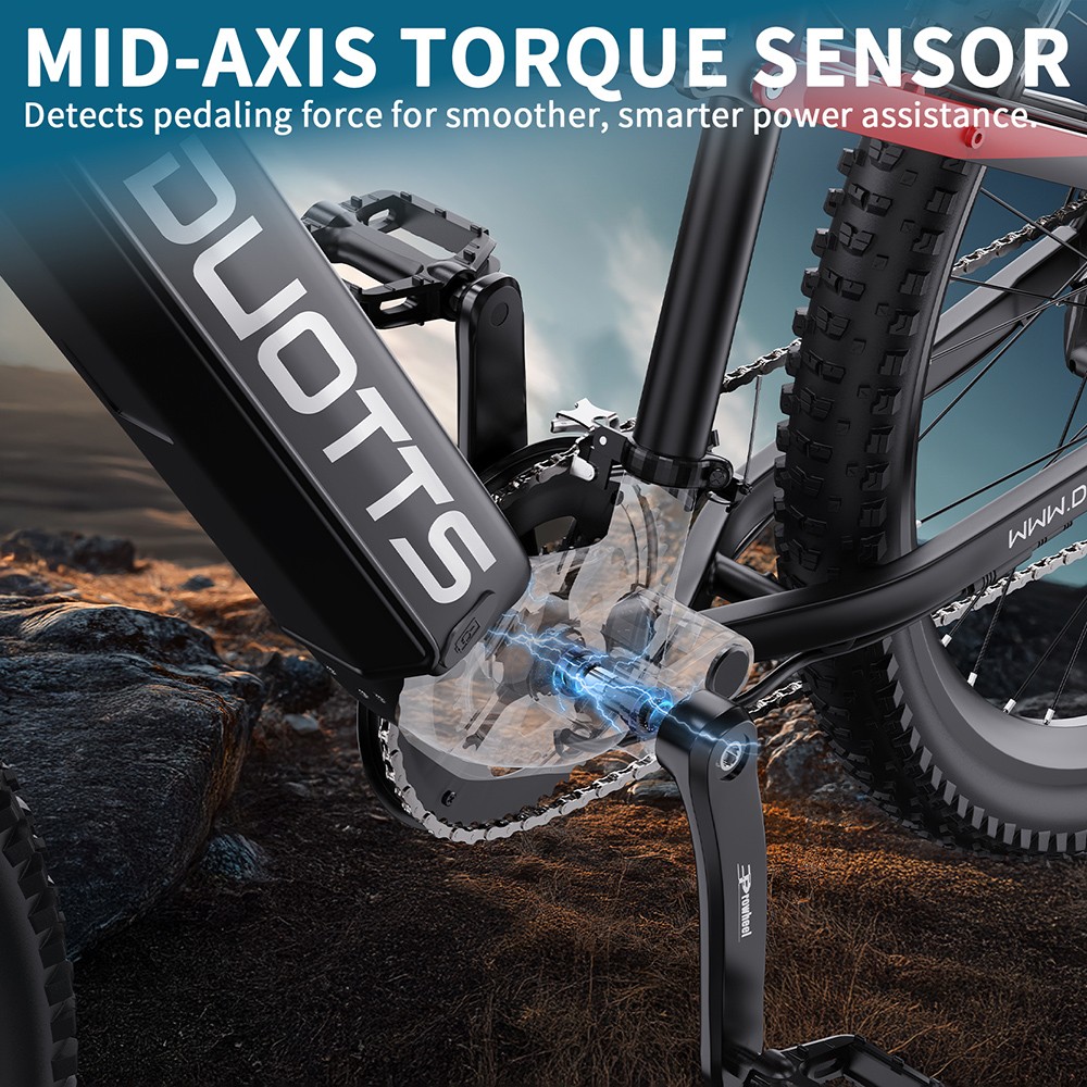 DUOTTS E29 Electric Bike 250W Motor 48V 13 5Ah Battery 27 5 inch Tires 25km/h Max Speed 90km Range Shimano Hydraulic Disc