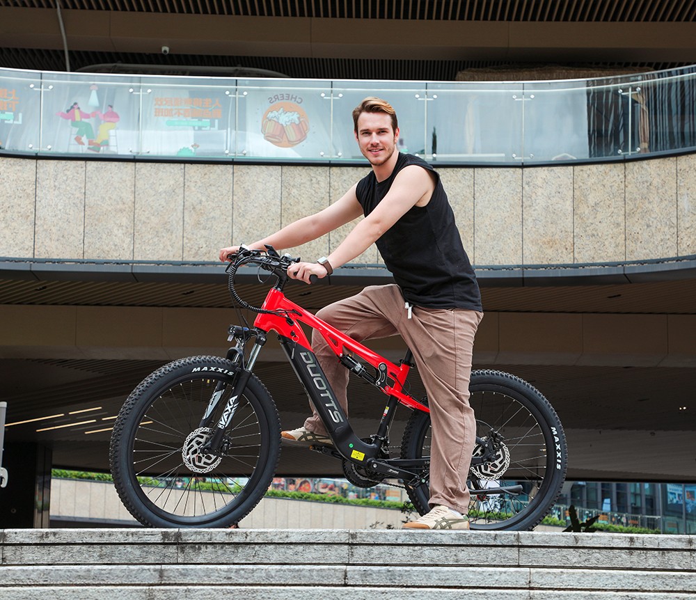 DUOTTS E29 Electric Bike 250W Motor 48V 13 5Ah Battery 27 5 inch Tires 25km/h Max Speed 90km Range Shimano Hydraulic Disc